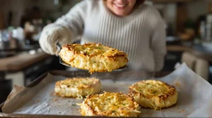 Croustillant doré et parfum d’enfance : ma recette express de galettes de pommes de terre au four sans huile
