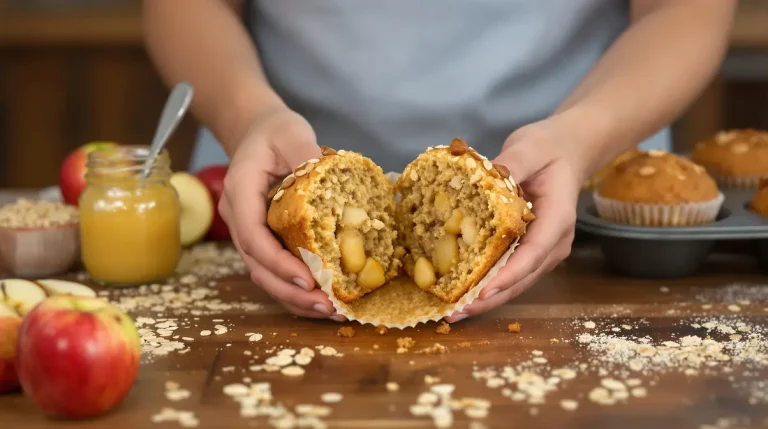 Fini le beurre dans mes gâteaux : je le remplace par un ingrédient du placard pour des muffins pomme-avoine moelleux