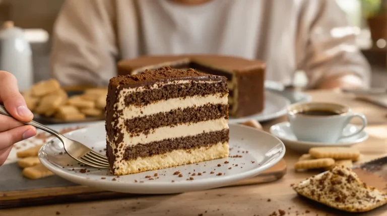 Gâteau petit beurre au café : un dessert fondant et parfumé, parfait pour une pause réconfortante Gâteau petit beurre au café : un dessert fondant et parfumé, parfait pour une pause réconfortante