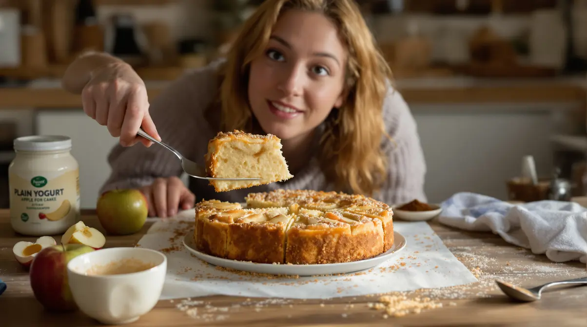 Gâteau pommes-yaourt ultra moelleux : j’ai testé notre recette familiale, prête en moins d’une heure Gâteau pommes-yaourt ultra moelleux : j’ai testé notre recette familiale, prête en moins d’une heure