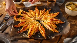 « J&rsquo;ai posé ça sur la table et personne n&rsquo;a touché aux chips » : la recette feuilletée jambon-fromage à picorer