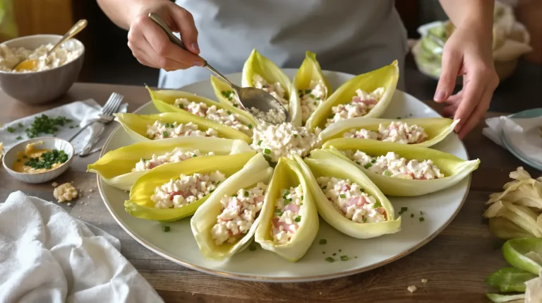 Petites barquettes d’endive au jambon : ma recette d’apéritif ultra express prête en quelques minutes